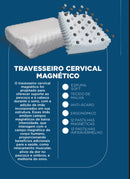 TRAVESSEIRO CERVICAL MAGNÉTICO COM INFRA VERMELHO