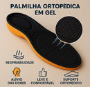 Par de Palmilha Ortopédica em Gel Anatômica Para Esporão e Dores nos Pés Unissex