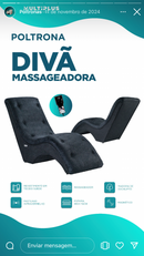 POLTRONA DIVÃ MASSAGEADORA MAGNÉTICA COM INFRA VERMELHO