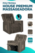 POLTRONA HOUSE PREMIUM MASSAGEADORA RECLINÁVEL