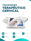 TRAVESSEIRO CERVICAL MAGNÉTICO COM INFRA VERMELHO